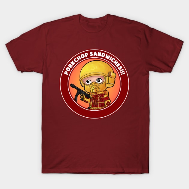 Porkchop Sandwiches T-Shirt by steviezee